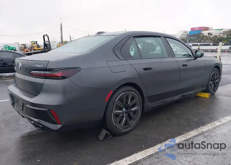 2025 BMW 760I xDrive from USA, damaged, VIN WBA33EJ01SCV16253